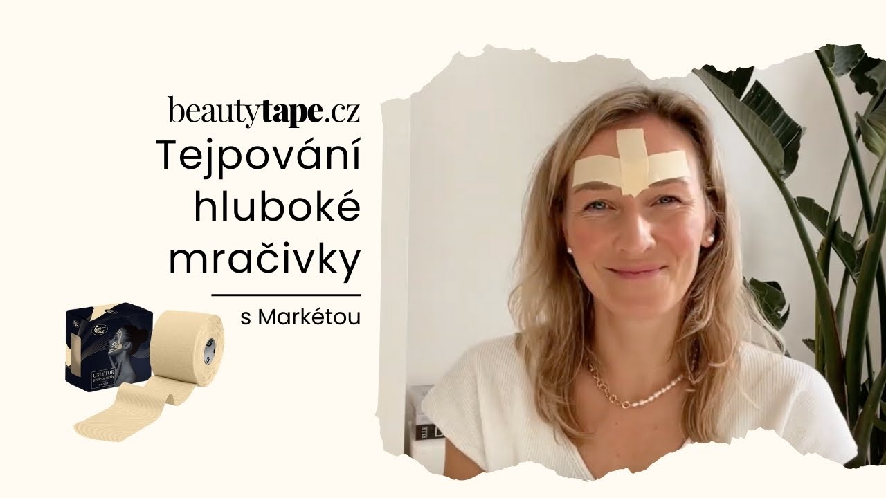 Tejpování hluboké mračivky: jak vrásku 