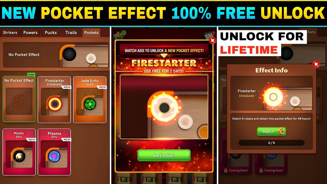 How To Get Pocket Effect For Lifetime ✅ Free Effect For 2 Days ❌