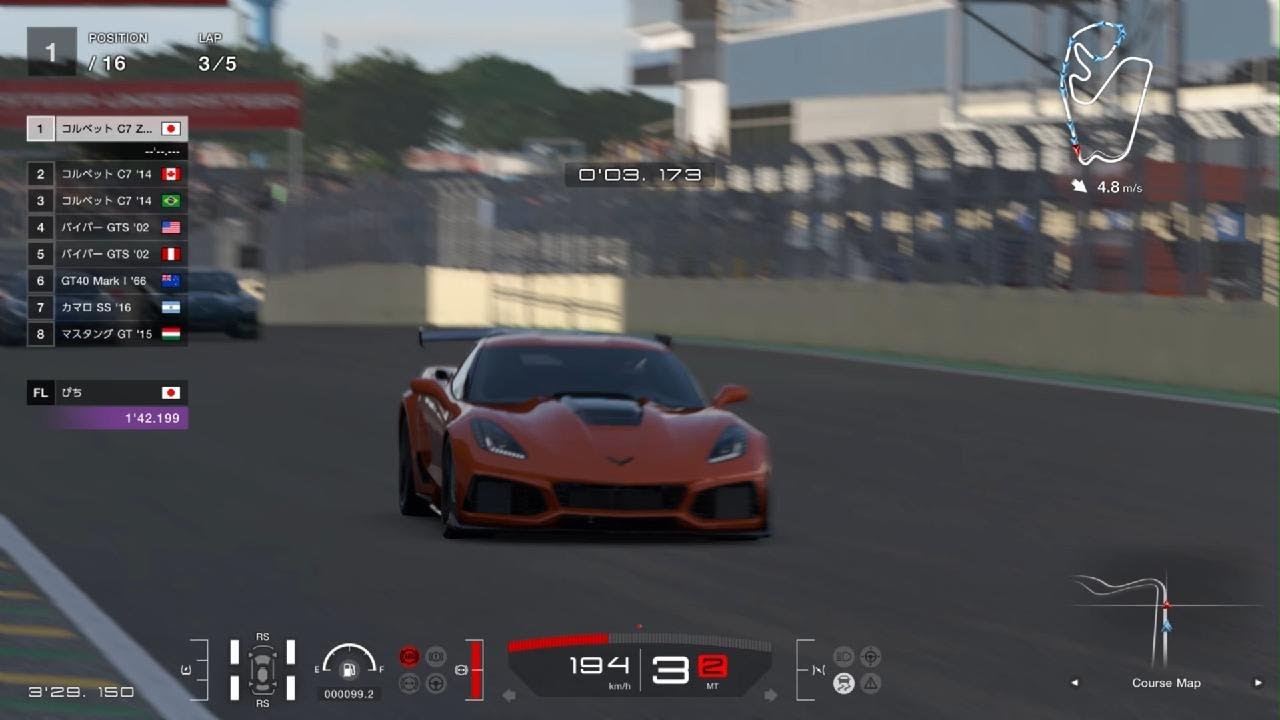 PS5【GT7】INTERLAGOS/Corvette C7 ZR1 '19:American ClubmanCup700:WEEKLY CHALLENGE #GT7 #PS5