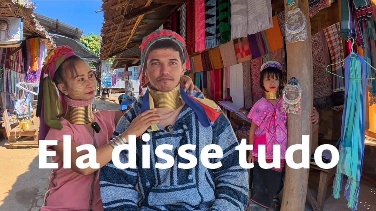 ASSIM VIVEM AS MULHERES GIRAFAS - Tailândia ep 8