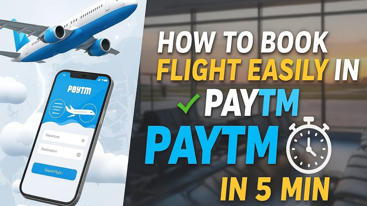 How to booking flights Paytm in 5 min 🕜#public #booking #flight #ticket #viralvideo @Icon__Raghava 