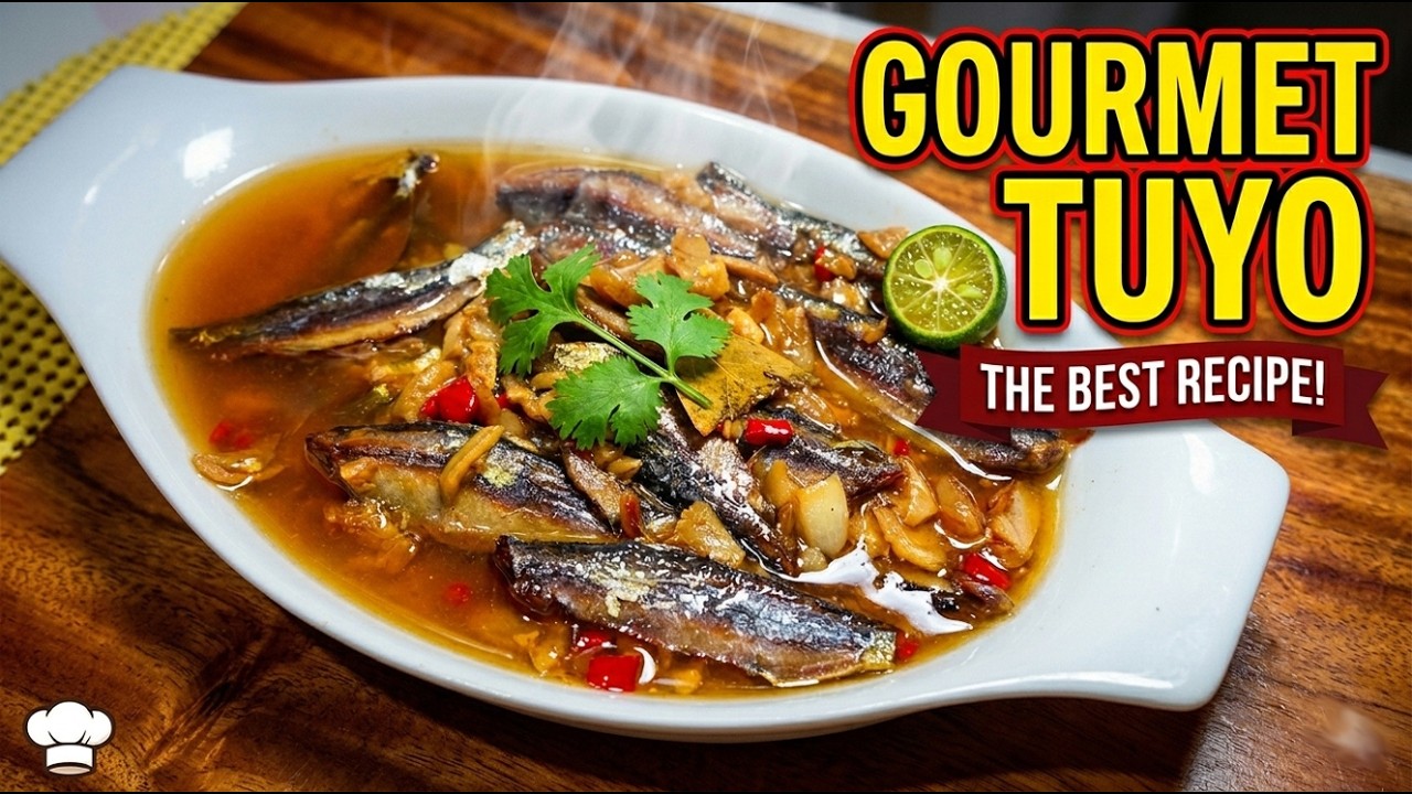😋 Gourmet Tuyo Recipe | Filipino Style Pritong Tuyo with Olive Oil 🐟 Easy & Delicious!