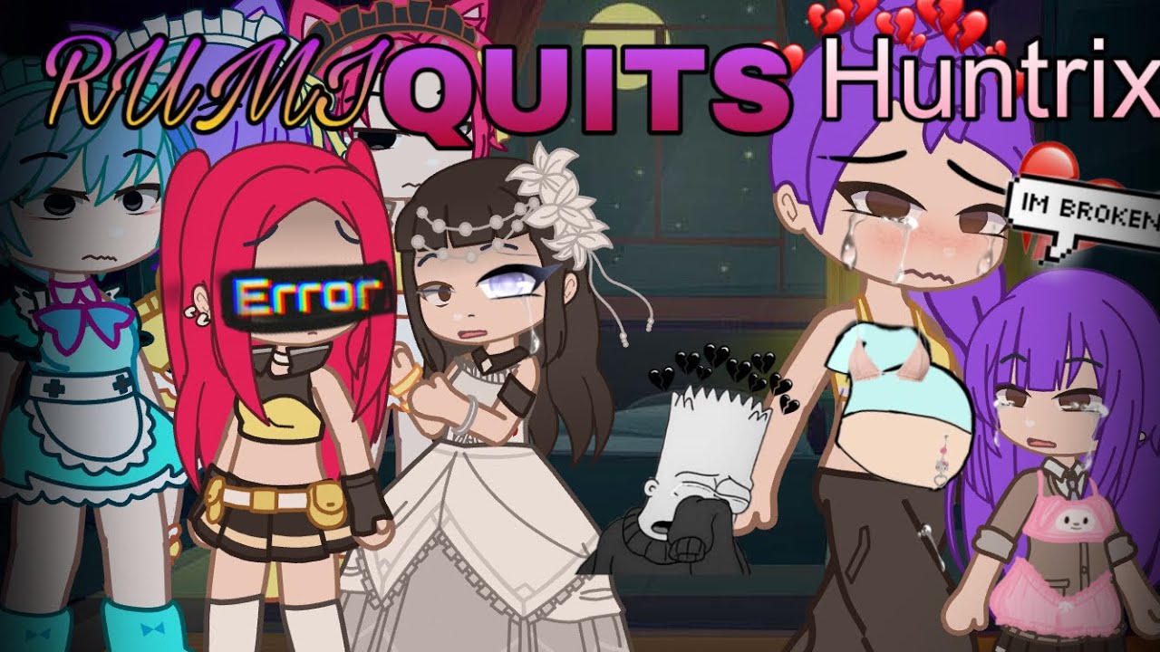 RUMI QUITS HUNTRIX?! | Kpop Demon Hunters Gacha Club Movie
