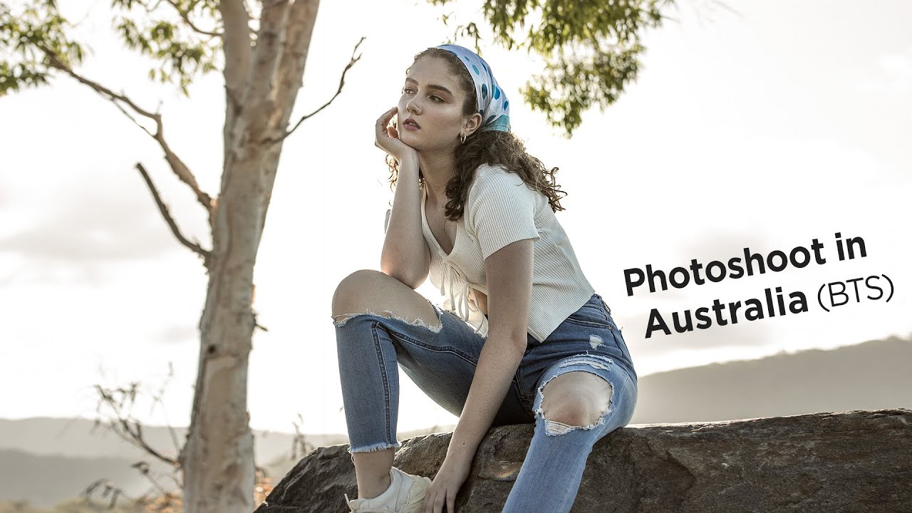 Beach Photoshoot in Australia (Behind the Scenes) Portrait Photography