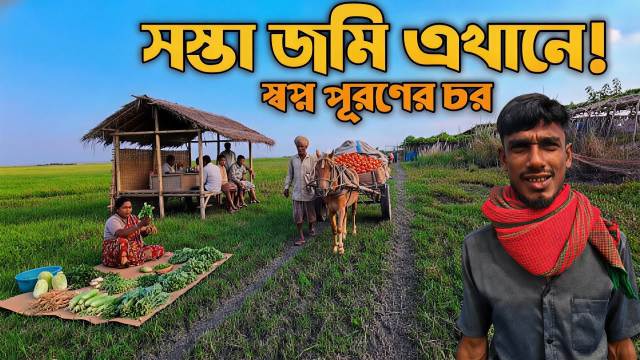 সস্তা জমি আর খামারবাড়ির গল্প | নদীর বুকে গড়া জীবন |Bangladesh Char Life
