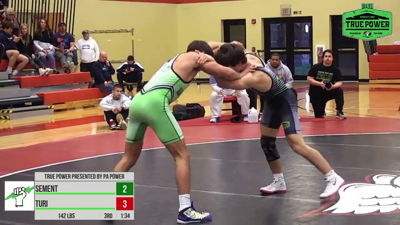145 - #21 Michael Turi - West Scranton DEC #15 Eren Sement - Council Rock North, 8-6