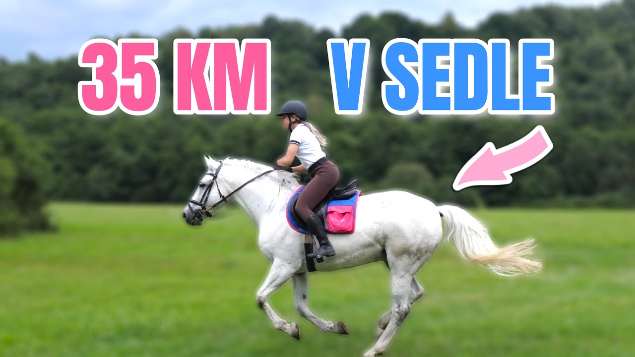 Prešli sme 35 km v sedle 🤠 dobrodružná výprava 🧭| jazdenie - jízda na koni | videa o koňoch - koních