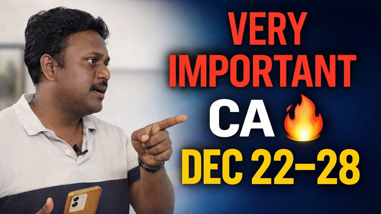 Dec 22–28 Current Affairs PART 2 🔥 | Most Important CA