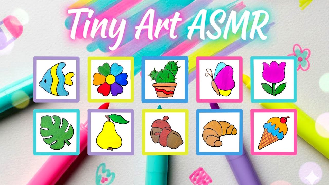 Relax and immerse yourself in creativity with this 11-minute ASMR coloring video 🖌✨