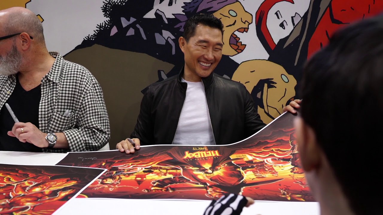 Hellboy at the New York ComicCon