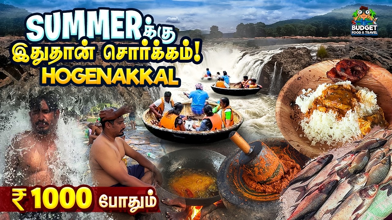 இந்த summerல குறைந்த செலவில் ஒரு oneday trip | Hokenakkal Full Details in Tamil |Fish Fry | Boating