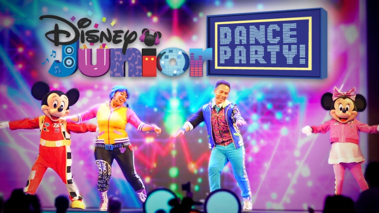 [НОВИНКА 2023] ТАНЦЕВАЛЬНАЯ ВЕЧЕРИНКА DISNEY JUNIOR (4K) Disneyland