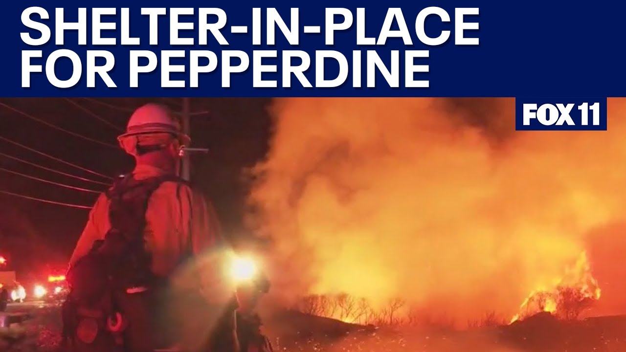 Franklin Fire: Pepperdine students ordered to shelter in place, Malibu residents try to save homes