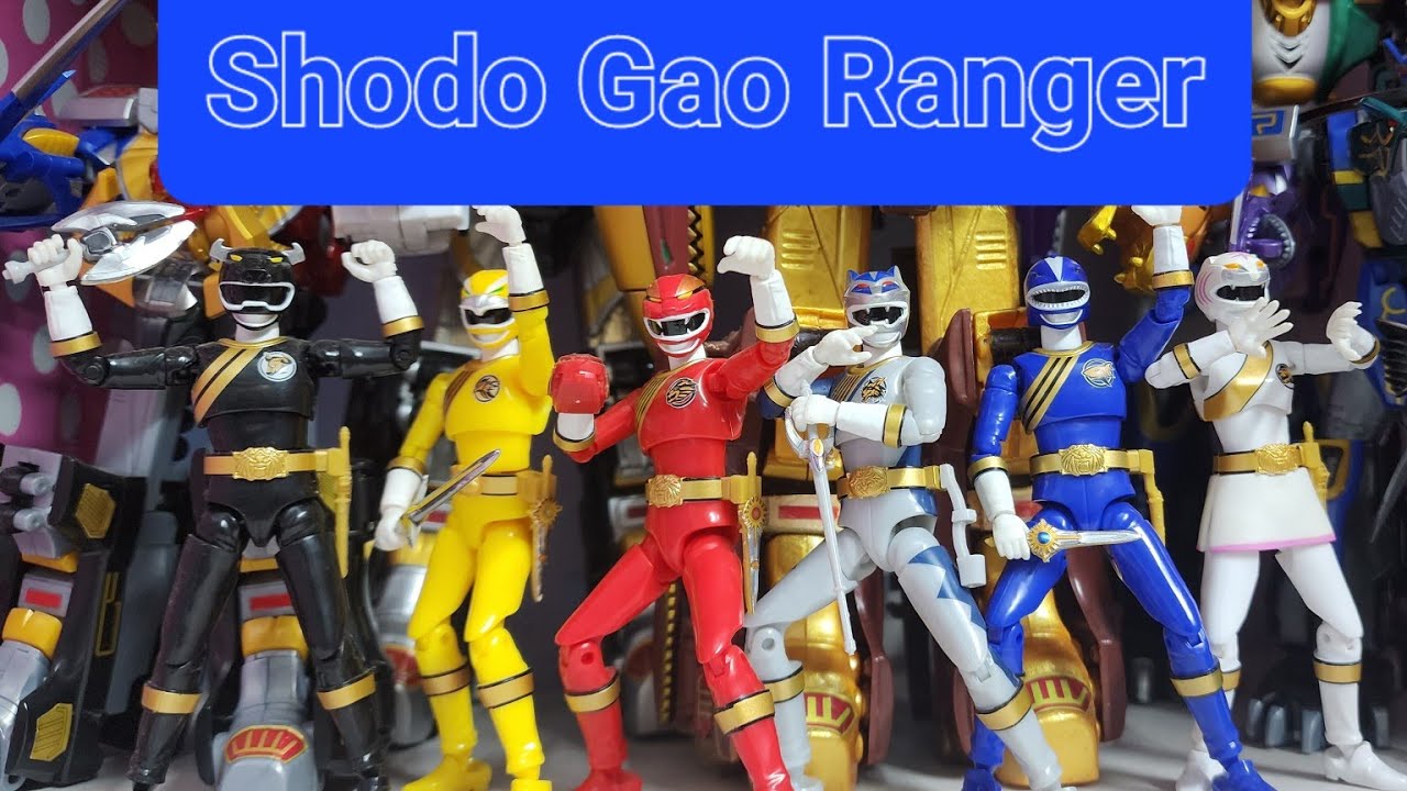 Review Bandai Shodo Gao Ranger