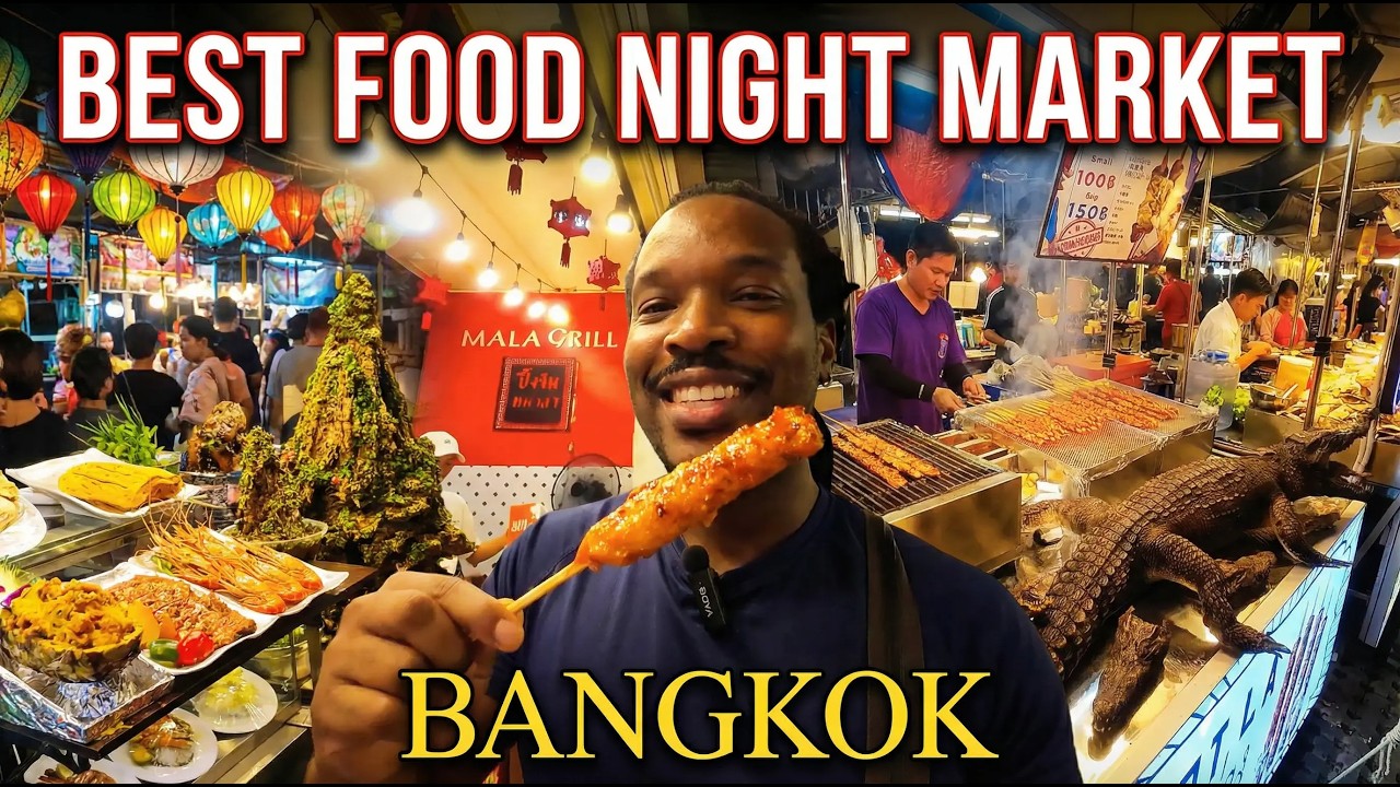Amazing Thai Street Food at JODD FAIRS Night Market 🇹🇭 | Bangkok Night Food Tour