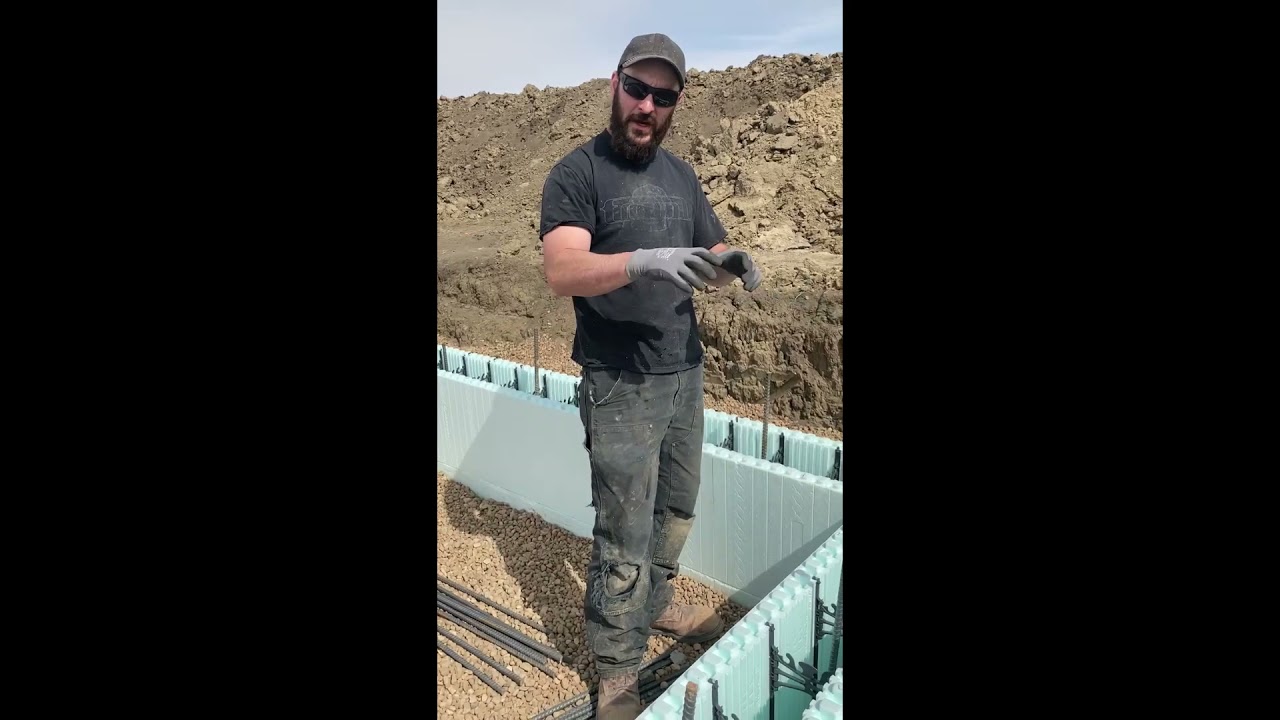 Vlog 4 - ICF Basement - Nudura ICF - Step by Step DIY ICF Construction