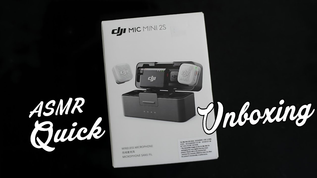 DJI Mic Mini 2s | ASMR Quick Unboxing