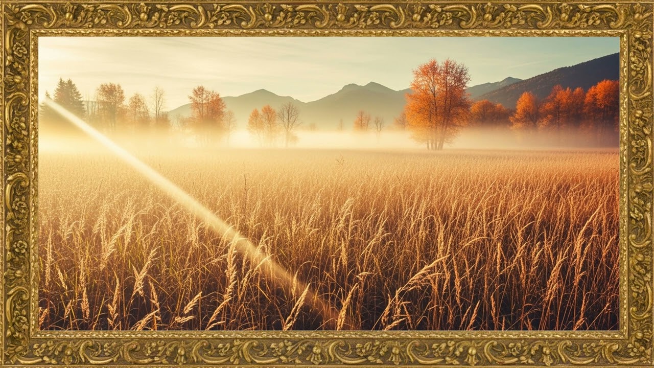 High-End Interior Art Screen | Vintage Canvas 4K (2H)