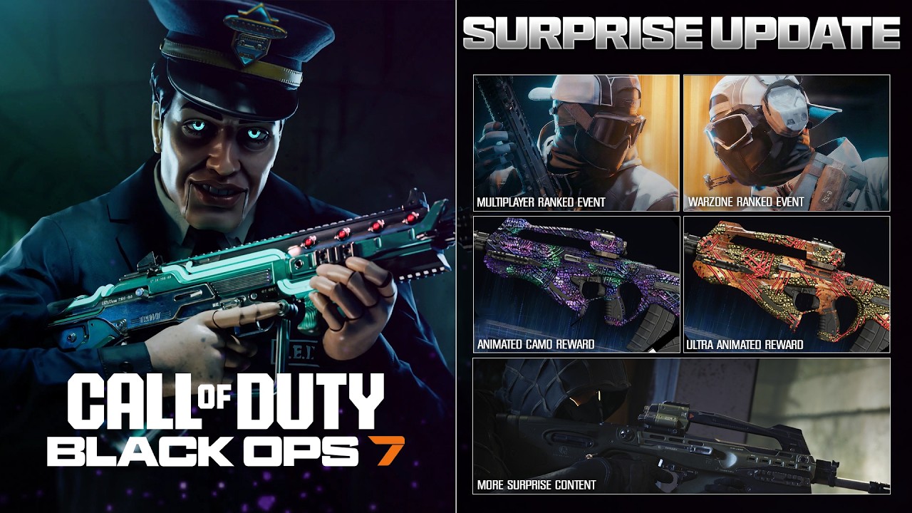 Новое неожиданное обновление для Black Ops 7! (Событие рейтинговых серий, анимированные камуфляжи...