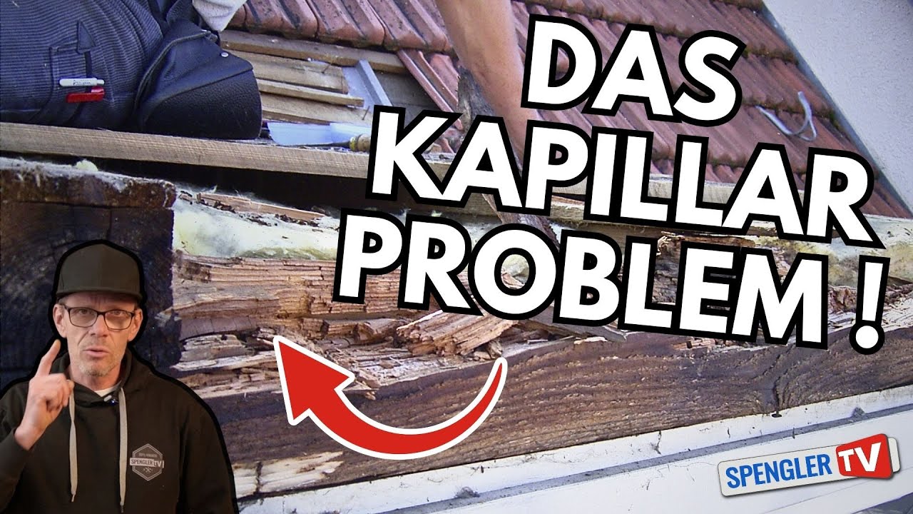 Das Kapillarproblem – Die Wahrheit über Wasserschäden am Metalldach