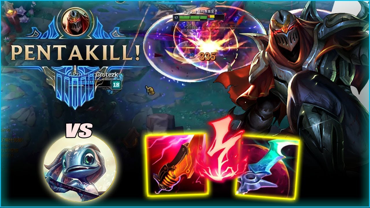 FANREN ZED VS FIZZ | THIS ZED MAKES FIZZ UNPLAYABLE MID LANE *PENTAKILL*