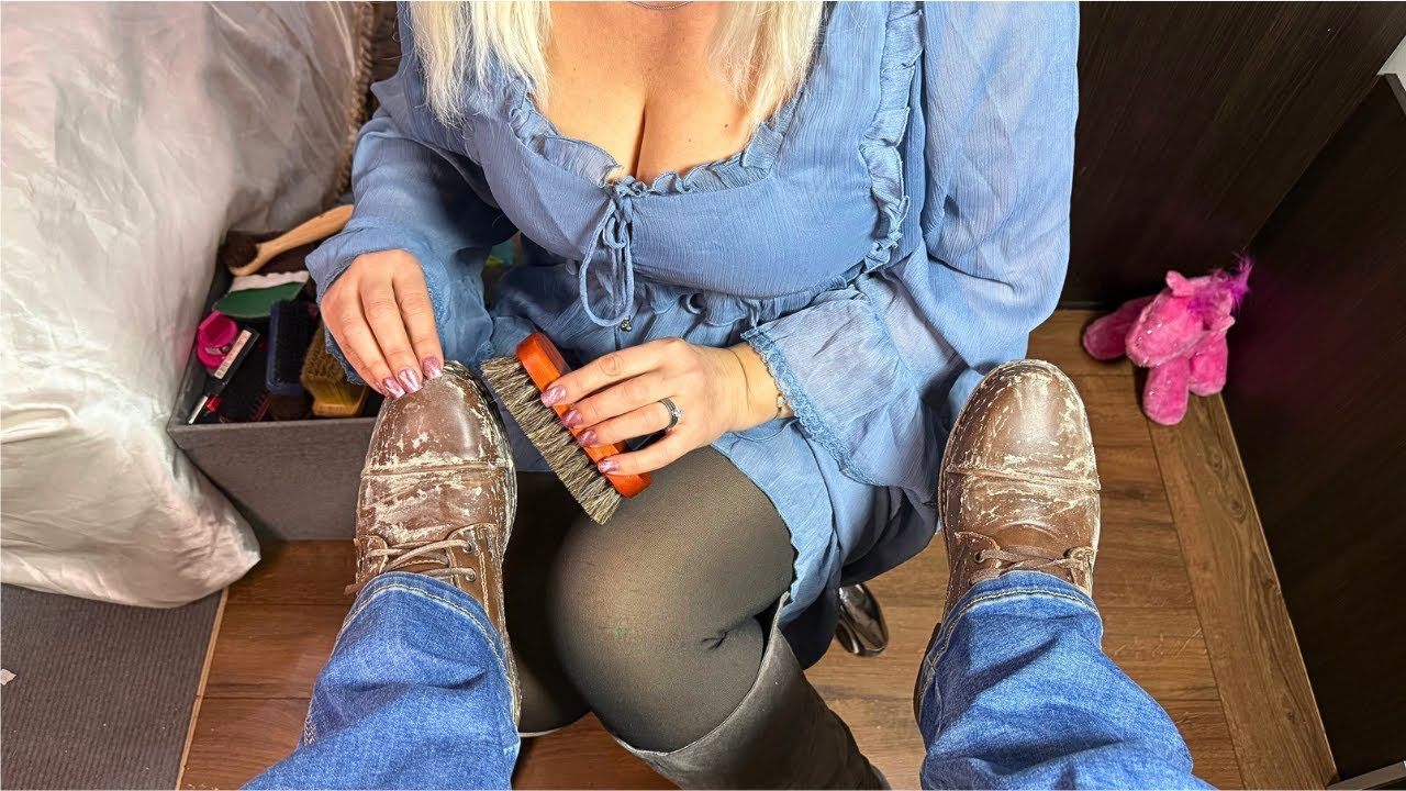 This Shoe Shine ASMR Will Put You to Sleep  No Talking