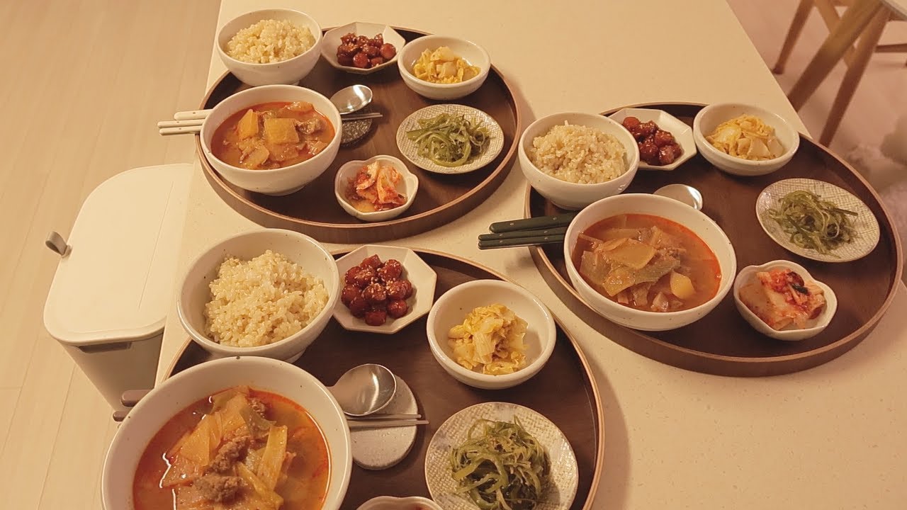 저렴한 식재료로 차린 소박한 집밥, 집밥이 최고쥬