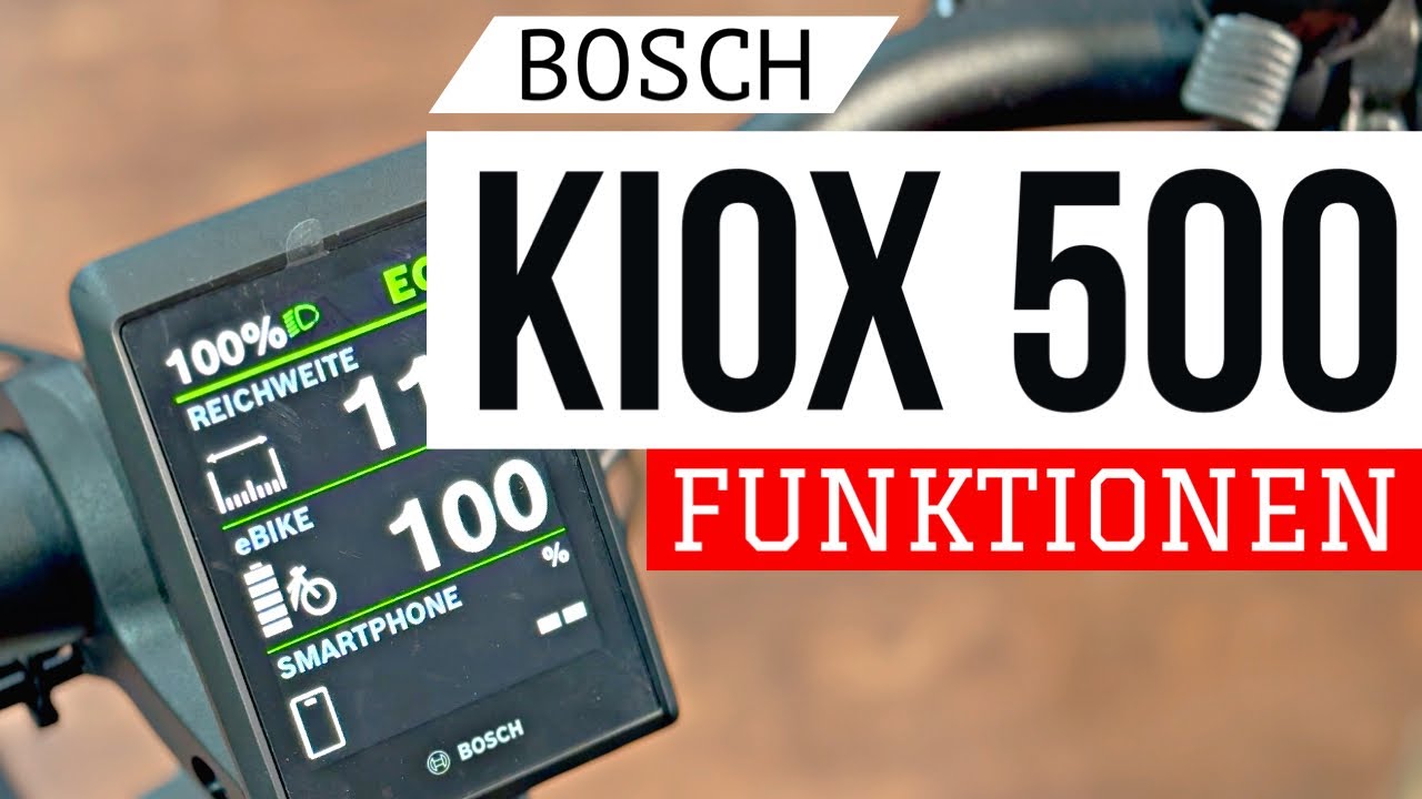 Alle Funktionen des Bosch KIOX 500 Display erklärt ! ( SmartSystem 2025 )