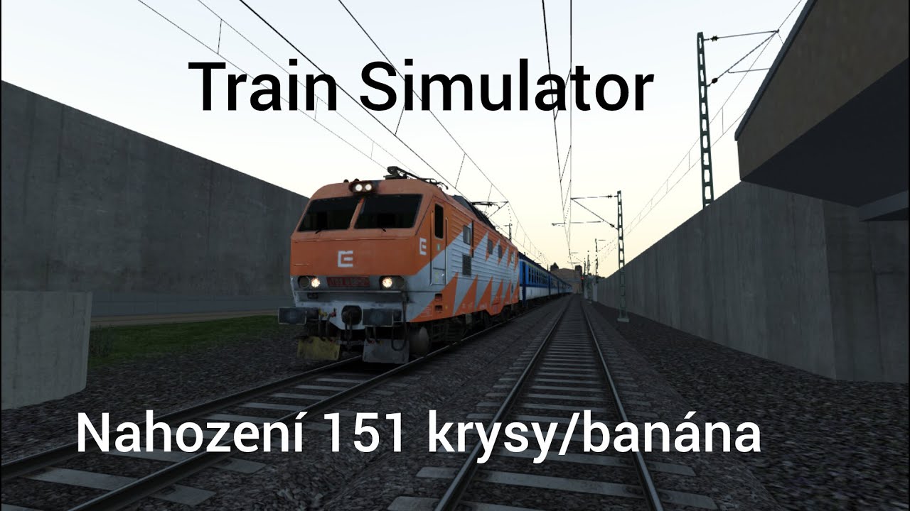 Nahození 151 019 krysa/banán. Railworks Tutoriál
