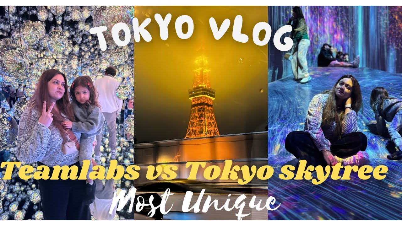 Tokyo Skytree или teamLab Borderless? Мы сделали НЕПРАВИЛЬНЫЙ выбор 😭 (С ребёнком)