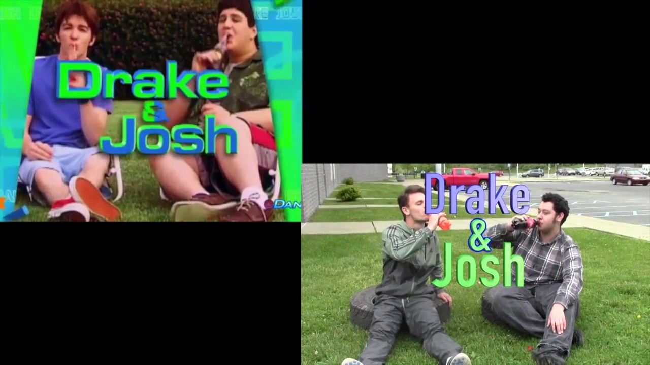 DRAKE & JOSH INTRO IN REAL LIFE!!