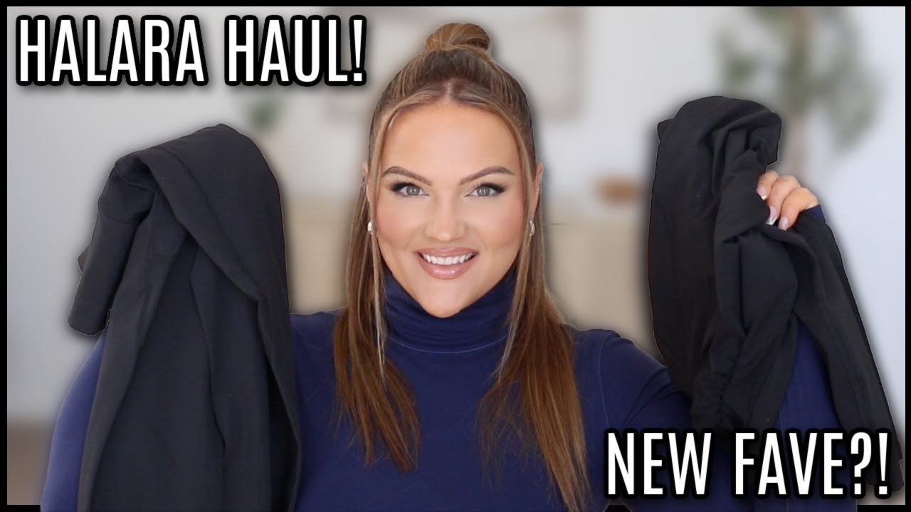 HALARA TRY-ON CLOTHING HAUL | new fav leggings!!!!
