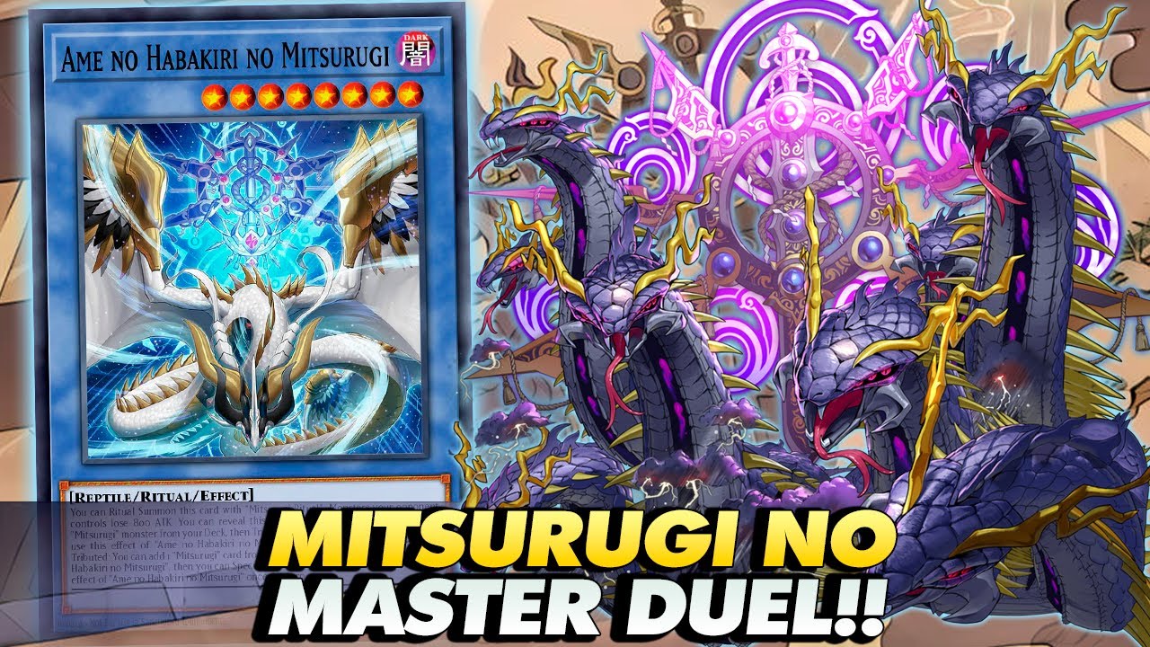 MITSURUGI EST&Aacute; INSANO NO MASTER DUEL!! DECK FORTE E BARATO!