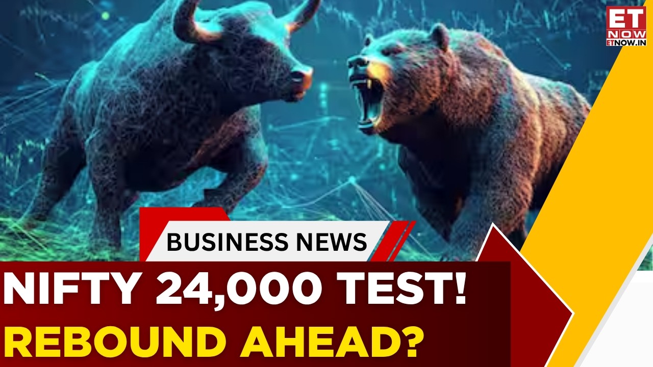 Nifty's 10-Day Slide: Is A Rebound Coming At 24,000? Market Outlook For Wednesday | Business News