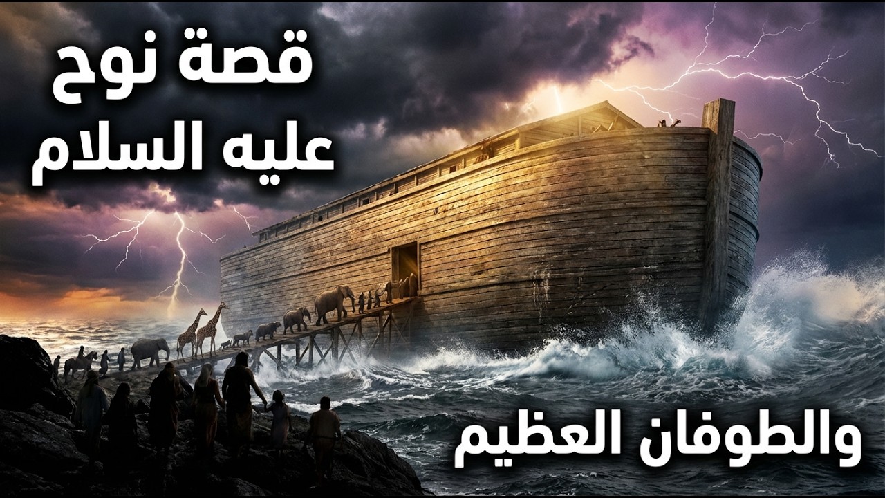 قصة نوح عليه السلام والطوفان العظيم | ملحمة الصبر والإيمان