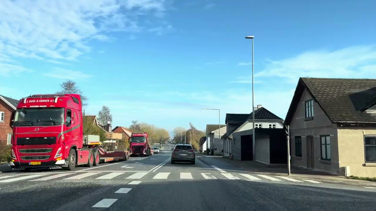 Driving From Skanderborg To Aarhus, Denmark 🇩🇰