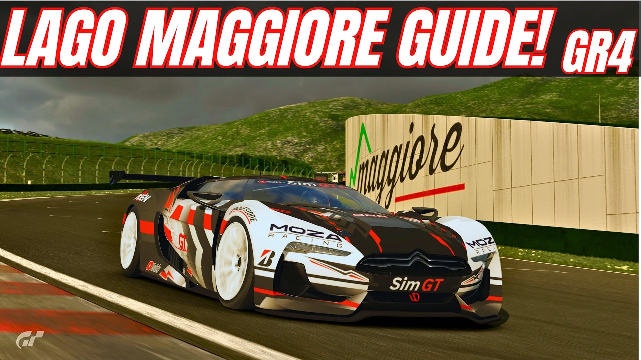 GT7 Lago Maggiore Grupa 4 PORADNIK DO OKRĄŻENIA 🔥 | Codzienny Wyścig B Najszybsze linie i punkty ...