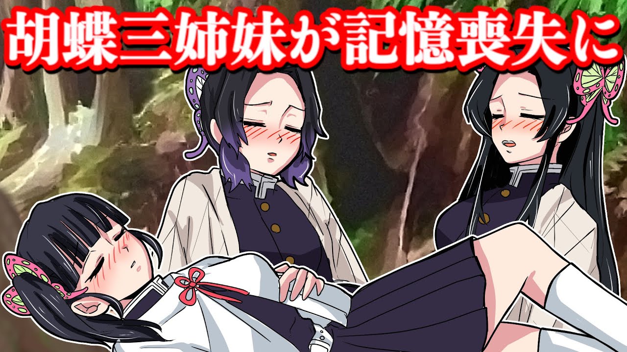 【鬼滅の刃/声真似】もしも胡蝶三姉妹が記憶喪失になったら…炭治郎・義勇・実弥の取った行動は？【ぎゆしの・炭カナ・さねカナ】【demonslayer・きめつのやいば・귀멸의칼날】