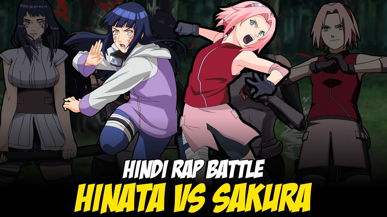 Hinata Vs Sakura Hindi Rap Battle By Dikz & @DOMBOI Beats | Hindi Anime Rap | Naruto AMV