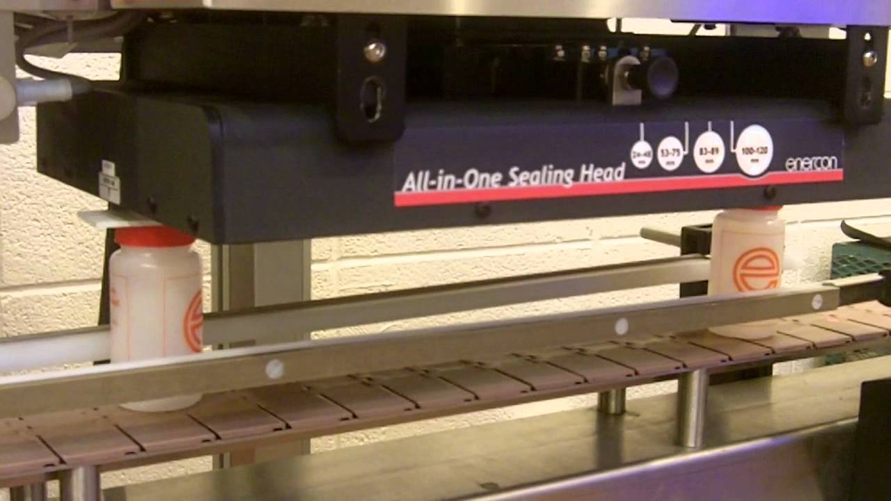 How to set the air gap for an induction cap sealer