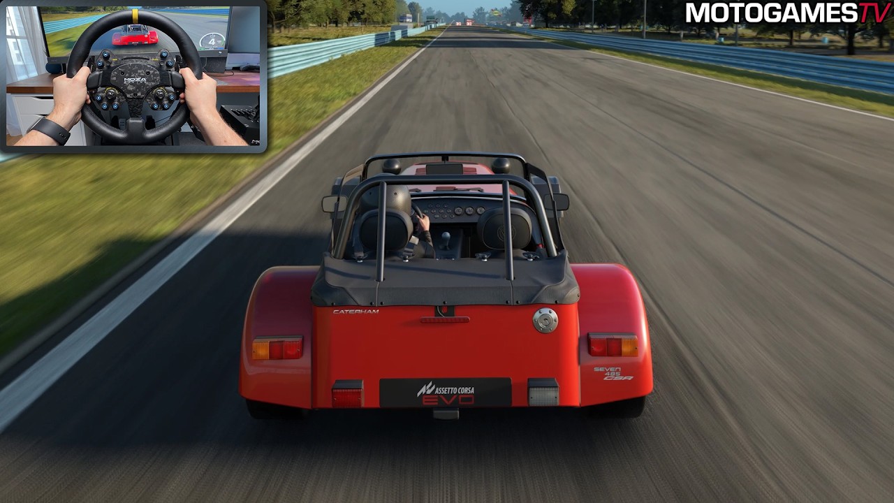 Assetto Corsa EVO - Caterham 485 CSR at Watkins Glen Short | Early Access 0.5