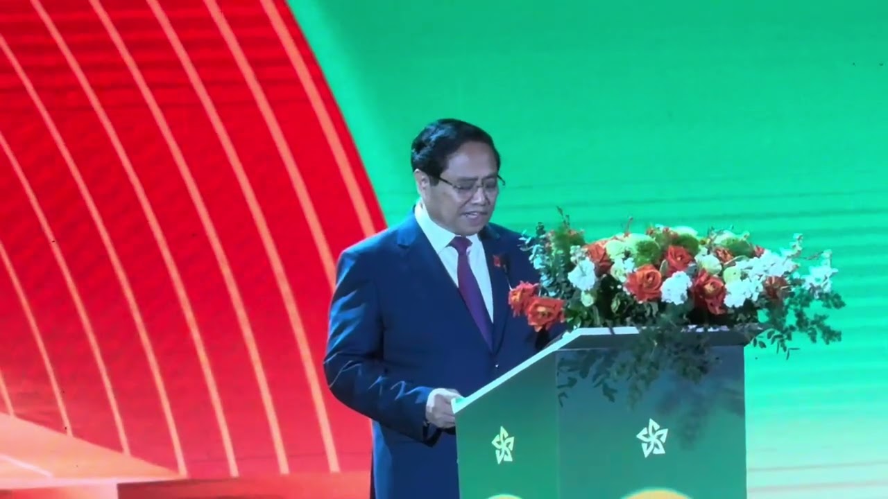 Thủ Tướng PHẠM MINH CHÍNH PHÁT BIỂU KHAI MẠC HỘI CHỢ THU lần thứ nhất, Hà nội, 25/10/2025