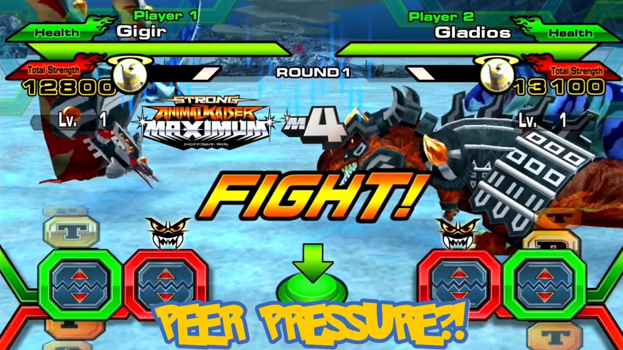 *DINO SHOWDOWN!!! GLADIOS VS GIGIR!!* Strong Animal Kaiser Maximum 4!!!