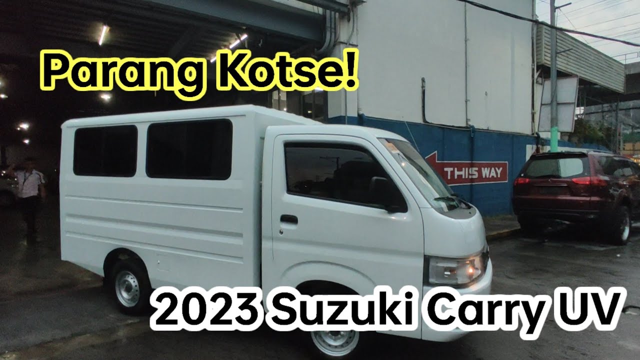 Parang Kotse! 2023 Suzuki Carry Utility Van | Hino Auto Body