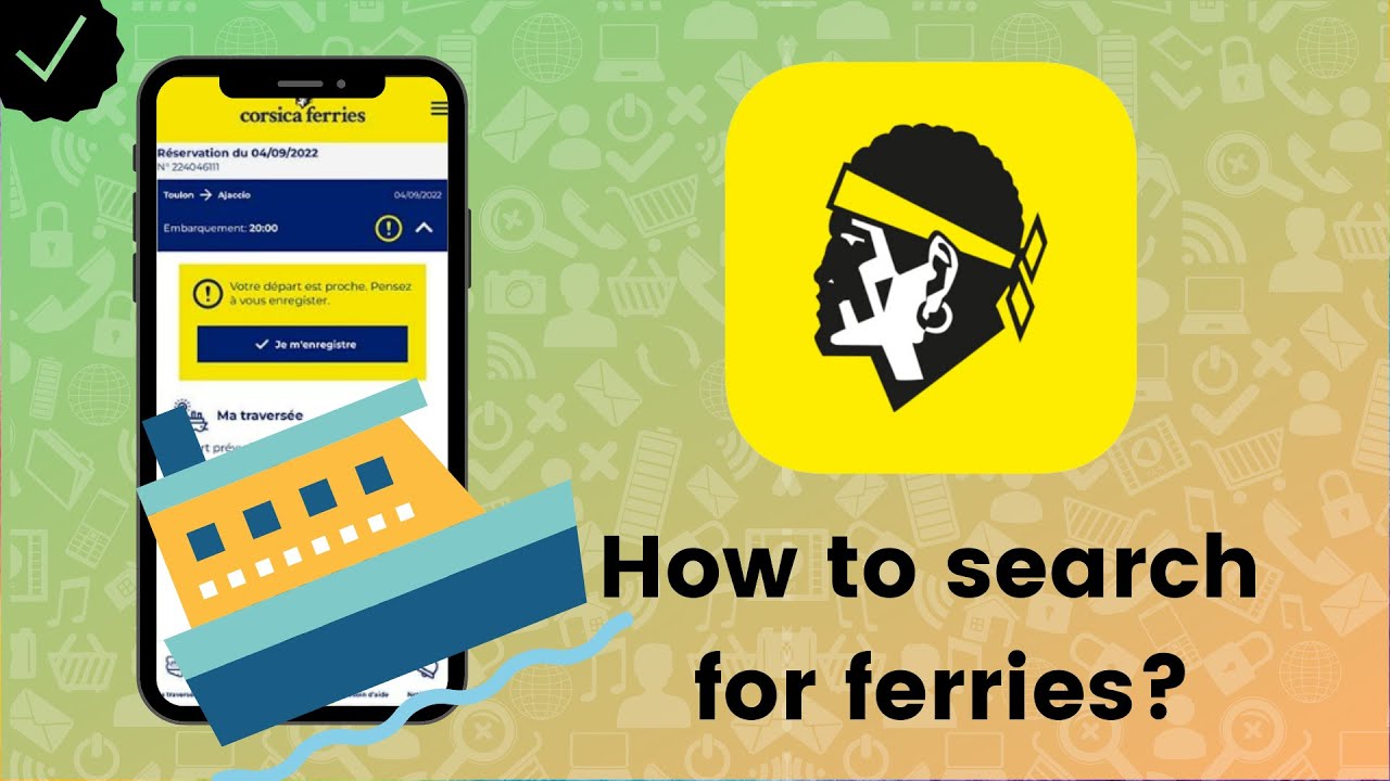 How to search for ferries on Corsica Ferries?