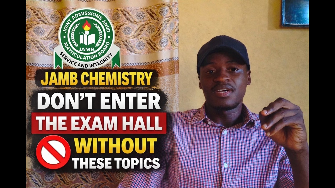Химия на экзамене JAMB: 10 наиболее часто повторяющихся тем.