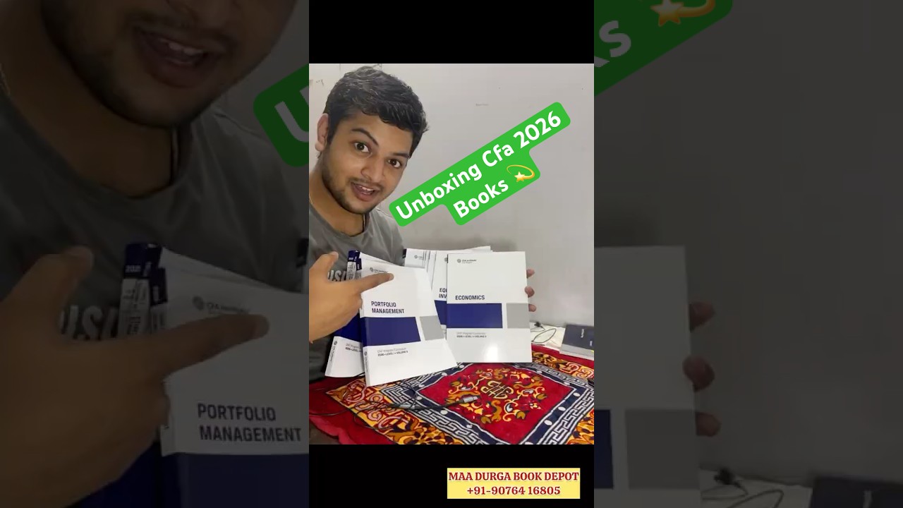 #1 CFA Level 1 Books: A Complete Guide With Unboxing