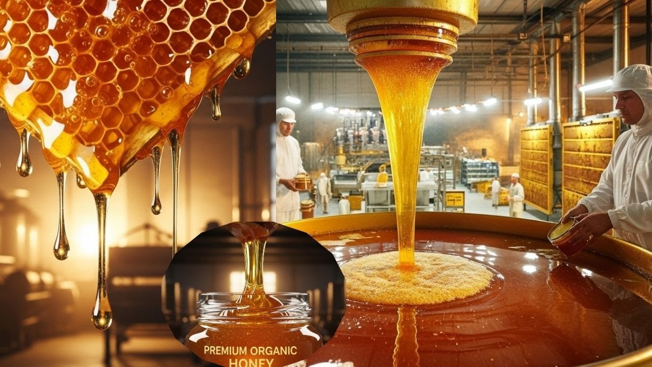 How Honey Is Harvested and Processed for Millions | Inside a Modern Factory (Full Process)