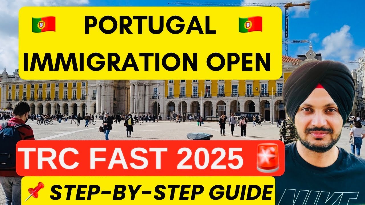Portugal Immigration 2025: Fast TRC via Work Visa | Full Step-by-Step Guide 🇵🇹