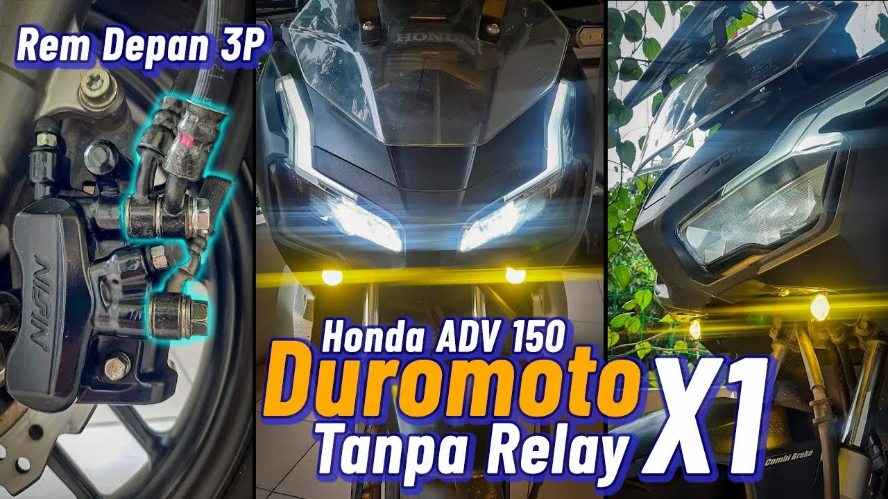 ADV150 Lampu Tembak Tanpa Relay ❓ Bonus: non aktifkan CBS